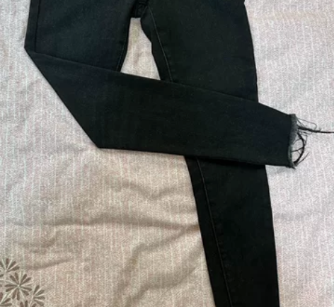 X-mier全新黑色高腰弹力小码九分秋冬加...