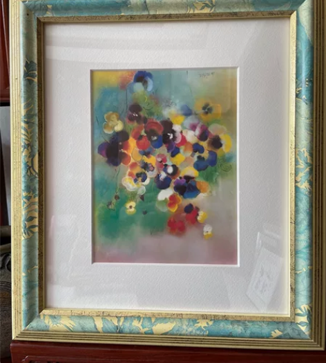 日本回流装饰工艺画 尺寸宽35厘米高40厘...