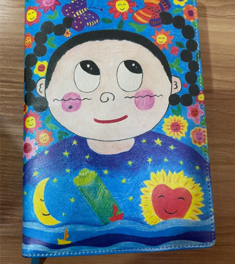文大美丽手帐本，记事本 日记本 全新未用过...