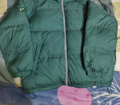 森马羽绒服白鸭绒云朵系列超轻灰绿色冬季新款...