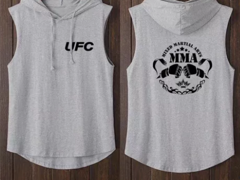 UFC格斗MMA混合格斗武术拳击运动背心T...