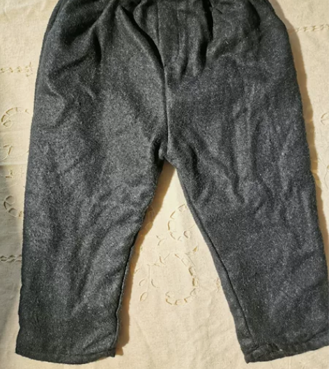 毛呢加绒裤子，宽松版。100码一件，裤长5...