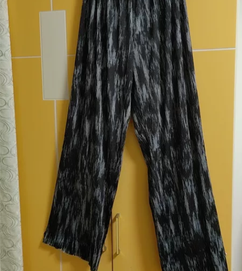 女式扎染阔腿裤 感兴趣的话点“我想要”和我...