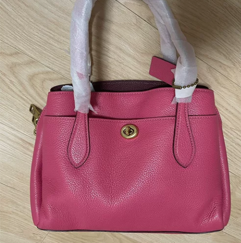 COACH/蔻驰女士牛皮手提包托特单肩包 ...