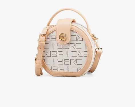 意尔康 【人气新品】浅复古包包女斜挎包休闲...
