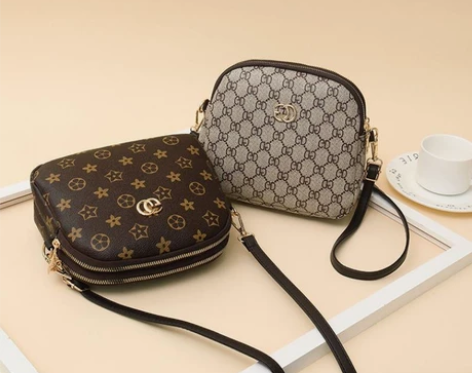 包包女2021新款时尚百搭印花小包潮超火斜...