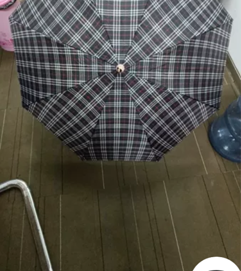 天堂伞经典格子伞男女雨伞士商务三折叠伞晴雨...