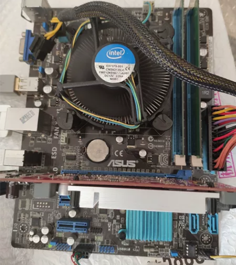 华硕h61m e主板，奔腾2010cpu ...