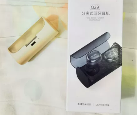 贴身肉色音质绝好QCY Q29蓝牙无线耳机...