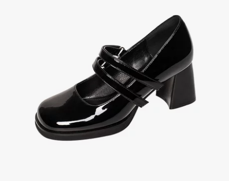 「妙侣」气质巧棕~高跟玛丽珍鞋女粗跟202...