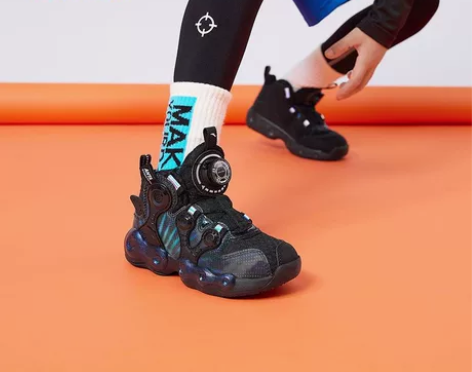 安踏男小童30码异形篮球鞋2022新款秋季...