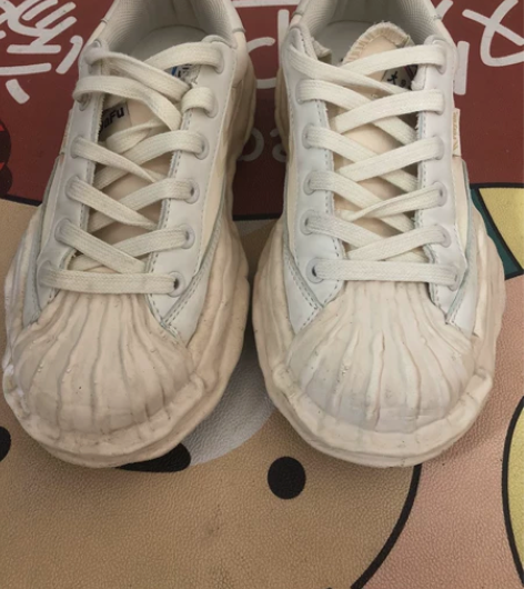 八成新，飞跃溶解鞋女秋豹纹溶解厚底复古街拍...