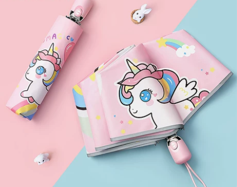 儿童雨伞晴雨两用男童女童小学生女孩可爱幼儿...