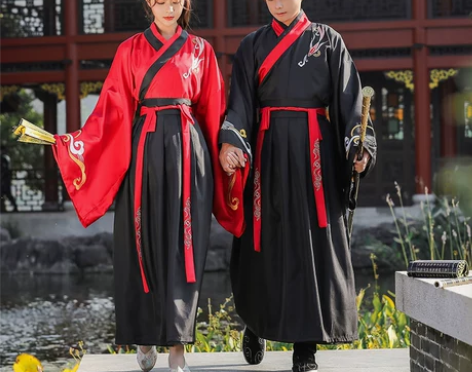 改良古装广袖汉服女中国风仙气武侠服古风交领...