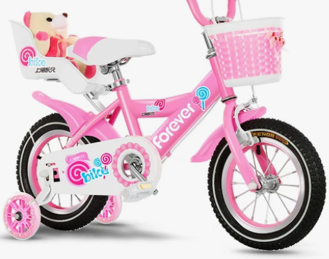 永久儿童自行车女孩小孩脚踏中大童车3-6-...