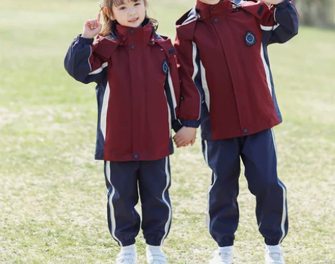 小学生校服冲锋衣冬季英伦学院风班服三件套装...