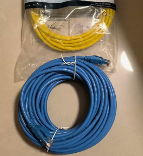 六类千兆网线，一个5m的，一个10米的，5...