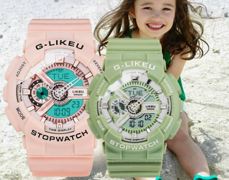 【狂欢价】儿童手表女学生初中生韩版潮流防水...