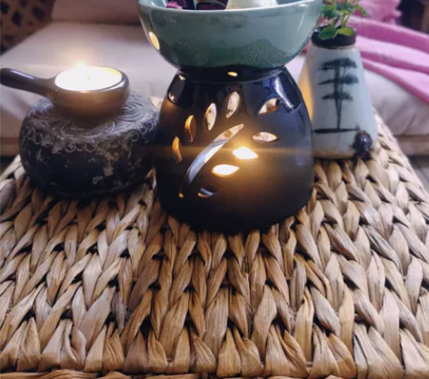 精油香薰炉 镂空烛台 日系灯 复古烛台 平...
