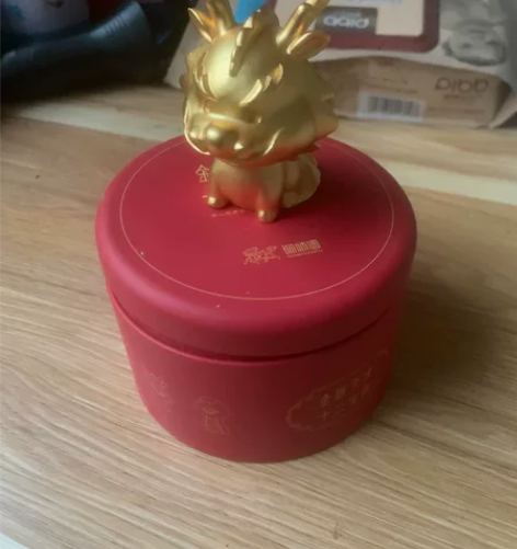 铜师傅品牌镀鎏金 小金龙，过生日朋友送的，...