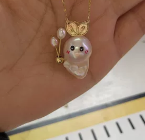 巴洛克小怪兽阿飘珍珠吊坠 感兴趣的话点“我...