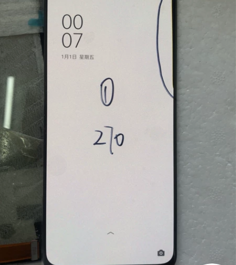 OPPO Reno5原装屏幕总成，显示有瑕...