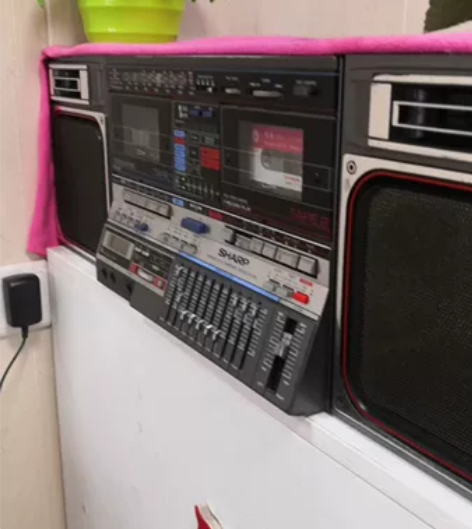 夏普Gf-800收录机，原装进口，一代经典...