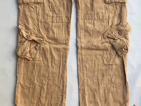 微瑕伞兵裤外贸特大码多袋裤工装裤男裤休闲裤...