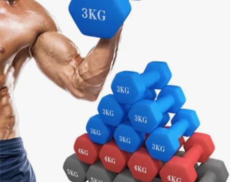 哑铃女士手臂男士健身家用儿童男女生用2kg...