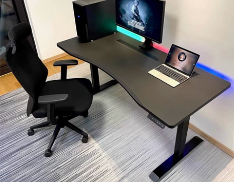 【厂家直发】高端电动升降桌学习桌办公桌电竞...