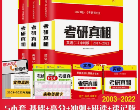 2023考研真相英语二 今年不考研了着急出...