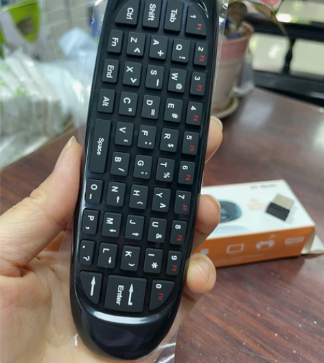 空中键鼠 迷你无线键盘鼠标套装 2.4G电...