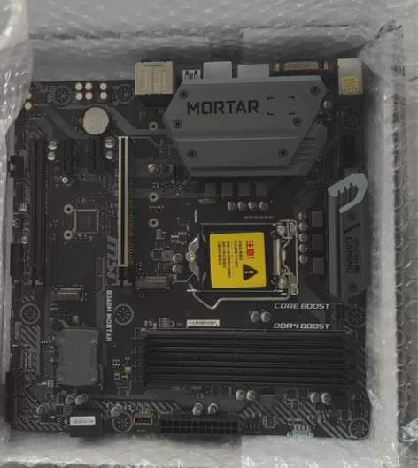 主板 B360M迫击炮有盒子，cpu盖子，...