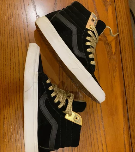 Vans 鞋 限量版中帮女儿的穿过2.3次...