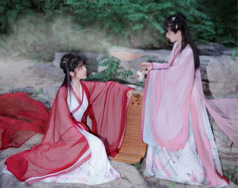 如梦霓裳汉服女中国风襦裙大袖衫相思引六浅交...