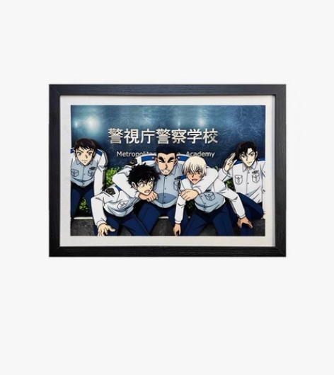 名侦探柯南警校五人组3D立体画手工手办画客...