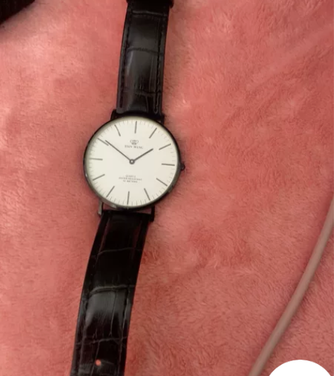 天王手表 天王表无秒针皮带时尚简约轻薄款石...