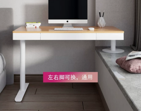【狂欢价】Koble简约飘窗书桌 长短腿玻...