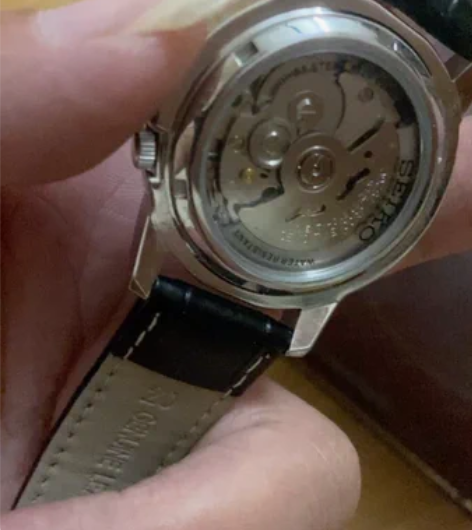 精工手表无拆无修,真皮表带,闲置没怎么带,...