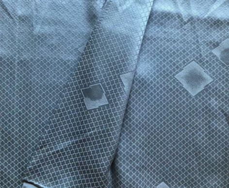 kiya喜屋浅天蓝几何色无地和服 材质:正绢缎面光泽 几何纹... kiya喜屋浅天蓝几何色无地和服 材质:正绢缎面光泽 几何纹...