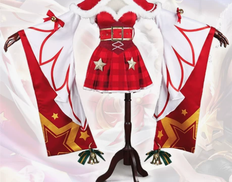 多肉君 王者貂蝉圣诞恋歌cos服女cosp...