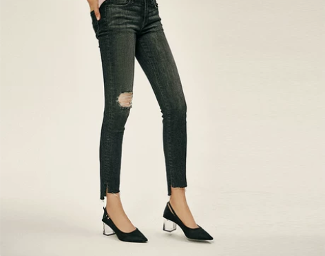 D家 灰黑色显高显瘦要尖叫 修身土耳其时装...