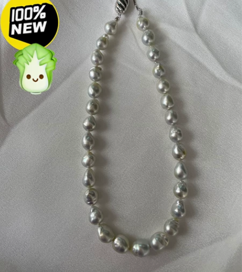 放漏 澳白巴洛克串珠项链 丑巴 全新日本购...