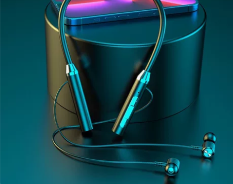 蓝牙无线耳机挂脖运动双耳入耳式，标价为卖价...