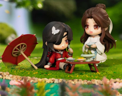 擎苍，天官赐福 谢怜花城 极乐雅宴Q版手办...