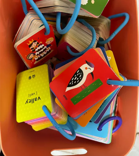 美乐童年英语卡片全套！几乎全新！孩子大了不...