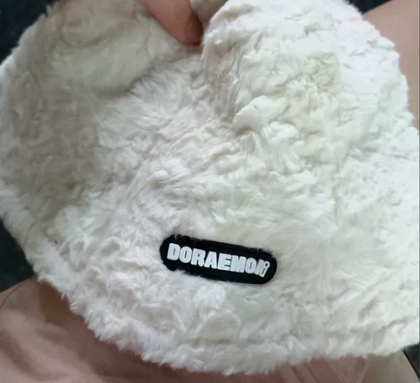 韩版羊羔毛渔夫帽女秋冬毛茸茸加厚保暖ins...