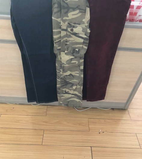 男士长裤迷彩牛仔灯芯绒裤子男,迷彩尺码:3...