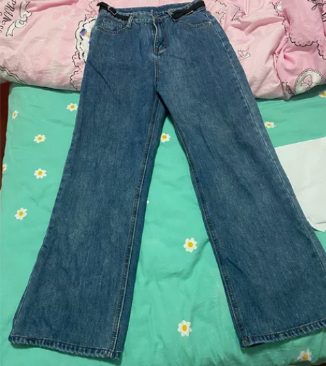 韩左韩右女士阔腿裤直筒裤拖地裤女，打折80...