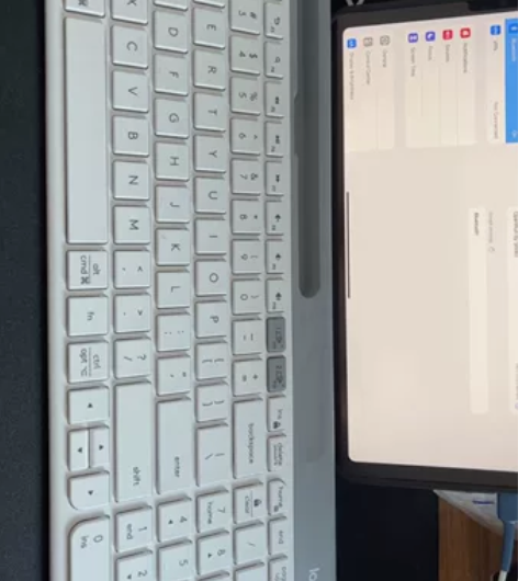 罗技K580无线蓝牙键盘白色 电脑平板ip...